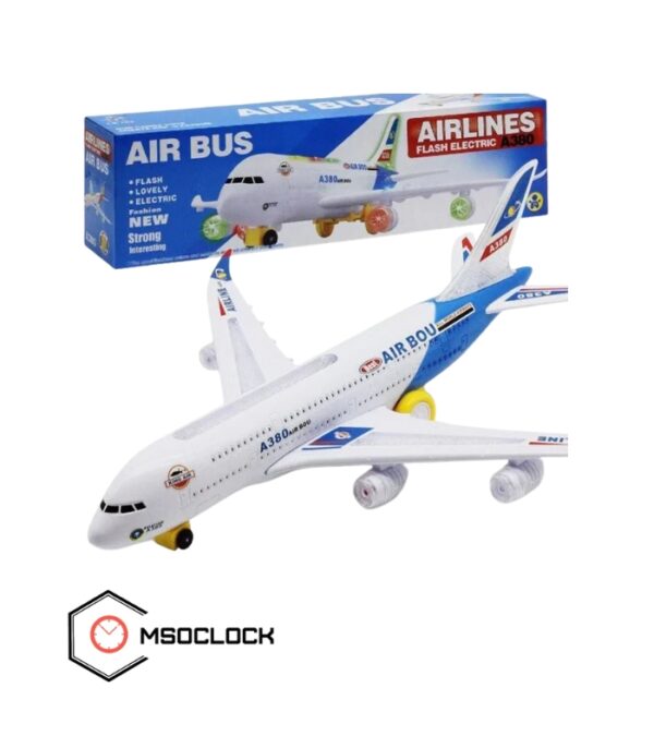 Battery Operated Airplane Toy for Kids – Flashing Lights & Realistic Sounds