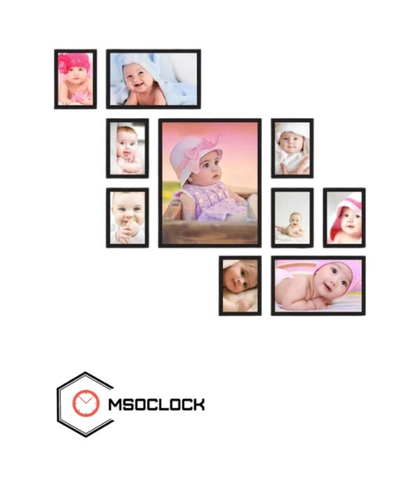 Set of 10 Photo Frames Collage for Wall Decoration, Home, Office, Gallery, Family Picture Display